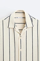 TEXTURED STRIPED SHIRT