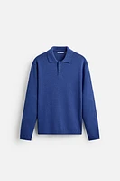 KNIT COTTON POLO SHIRT