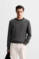 STRIPED JACQUARD SWEATER