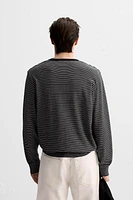 STRIPED JACQUARD SWEATER