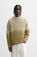 DÉGRADÉ RIBBED SWEATER