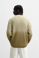 DÉGRADÉ RIBBED SWEATER