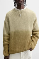 DÉGRADÉ RIBBED SWEATER