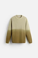 DÉGRADÉ RIBBED SWEATER