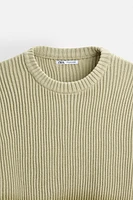 DÉGRADÉ RIBBED SWEATER