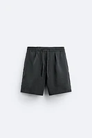 LYOCELL BLEND SHORTS