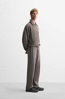 WASHED KNIT JOGGER PANTS