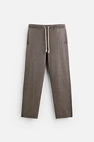 WASHED KNIT JOGGER PANTS