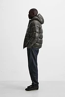 100% FEATHER FILL PUFFER JACKET