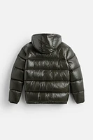 100% FEATHER FILL PUFFER JACKET