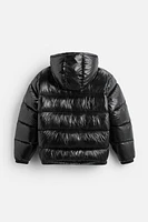 100% FEATHER FILL PUFFER JACKET