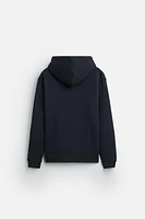 HOODED SWEATSHIRT WITH ZIP