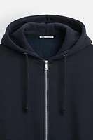 HOODED SWEATSHIRT WITH ZIP