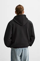 HOODED SWEATSHIRT WITH ZIP