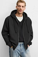 HOODED SWEATSHIRT WITH ZIP