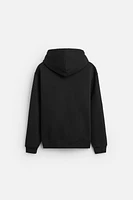 HOODED SWEATSHIRT WITH ZIP