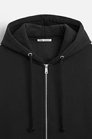 HOODED SWEATSHIRT WITH ZIP