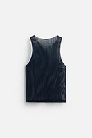 CONTRAST TANK TOP