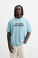 TEXT PRINT T-SHIRT