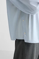 POPLIN SHIRT WITH BUTTONS