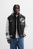 PATCHES HOODED JACKET