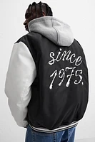 PATCHES HOODED JACKET