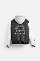 PATCHES HOODED JACKET