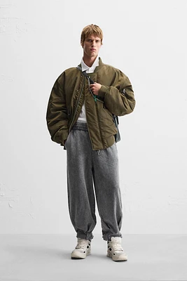 OVERSIZED WASHED JOGGER PANTS