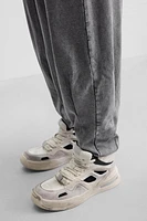 OVERSIZED WASHED JOGGER PANTS