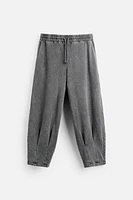 OVERSIZED WASHED JOGGER PANTS