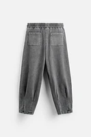 OVERSIZED WASHED JOGGER PANTS