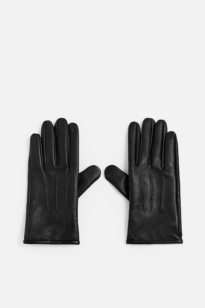 BASIC LEATHER GLOVES