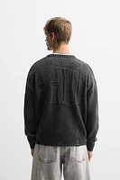 JACQUARD SWEATER WITH TEXT