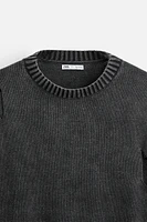 JACQUARD SWEATER WITH TEXT