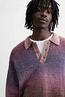 DÉGRADÉ KNIT POLO