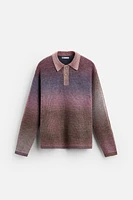 DÉGRADÉ KNIT POLO