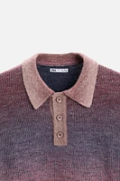 DÉGRADÉ KNIT POLO