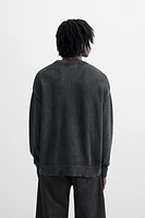 JACQUARD SWEATER WITH TEXT