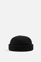 SHORT KNIT HAT