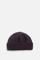 RIPPED EFFECT KNIT HAT