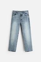 STRAIGHT LEG ANKLE FIT JEANS