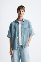 BOXY FIT DENIM SHIRT