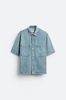 BOXY FIT DENIM SHIRT