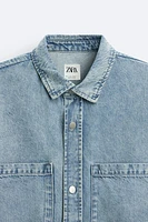 BOXY FIT DENIM SHIRT