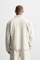 COTTON - HEMP DENIM OVERSHIRT