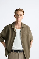 LYOCELL - LINEN BLEND SHIRT