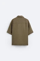 LYOCELL - LINEN BLEND SHIRT