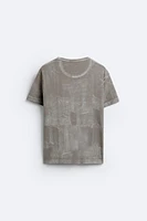 ABSTRACT PRINT T-SHIRT