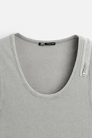 ZIPPERED TANK TOP