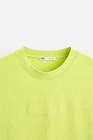 T-SHIRT WITH TONAL EMBROIDERY